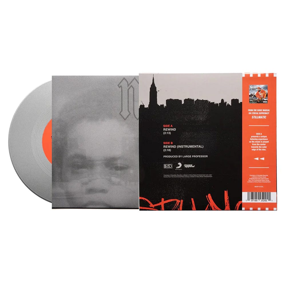 Nas - Rewind (7" - Silver Vinyl) Mass Appeal