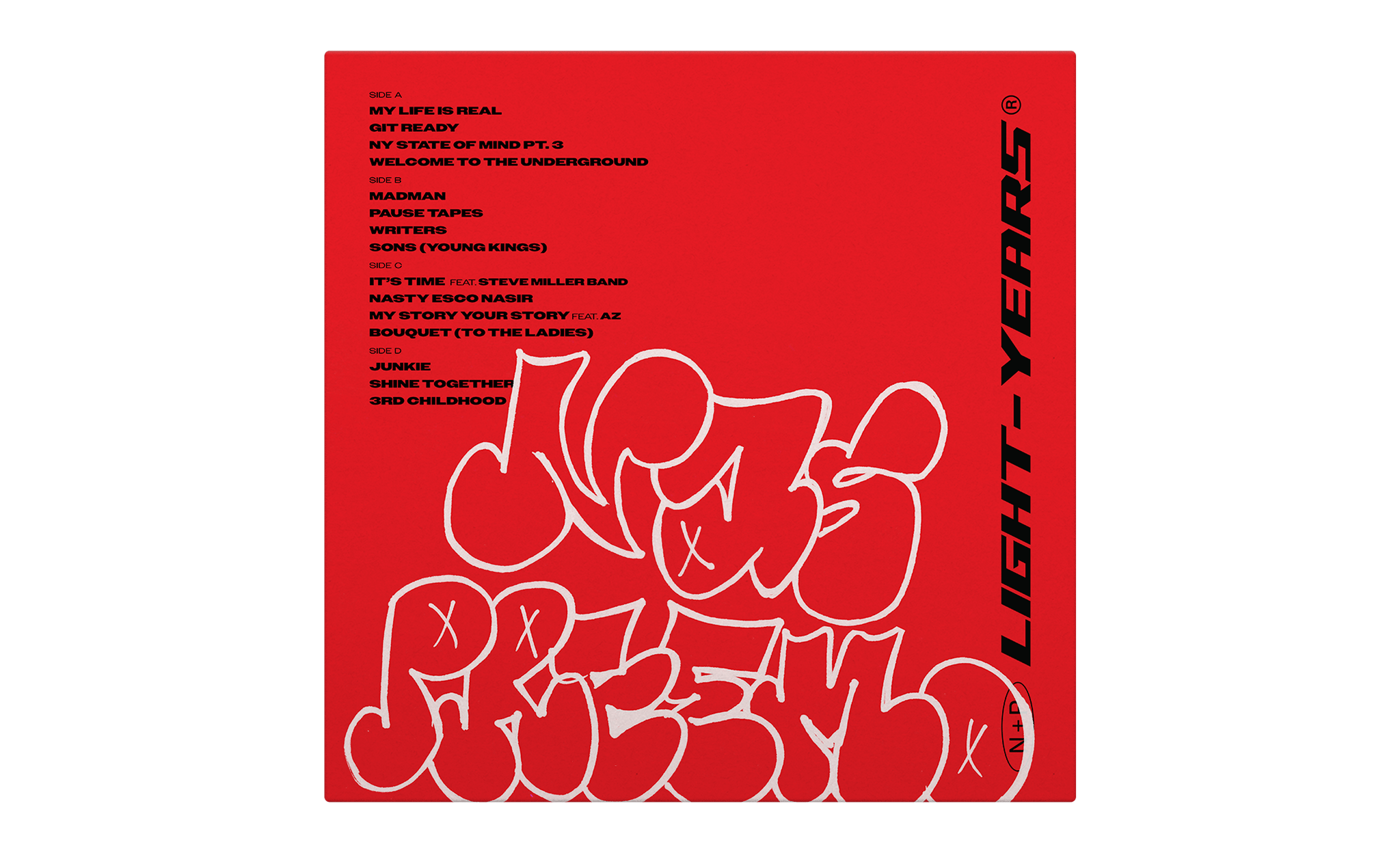 Nas x DJ Premier - Light-Years (2xLP, CD, Cassette) Mass Appeal