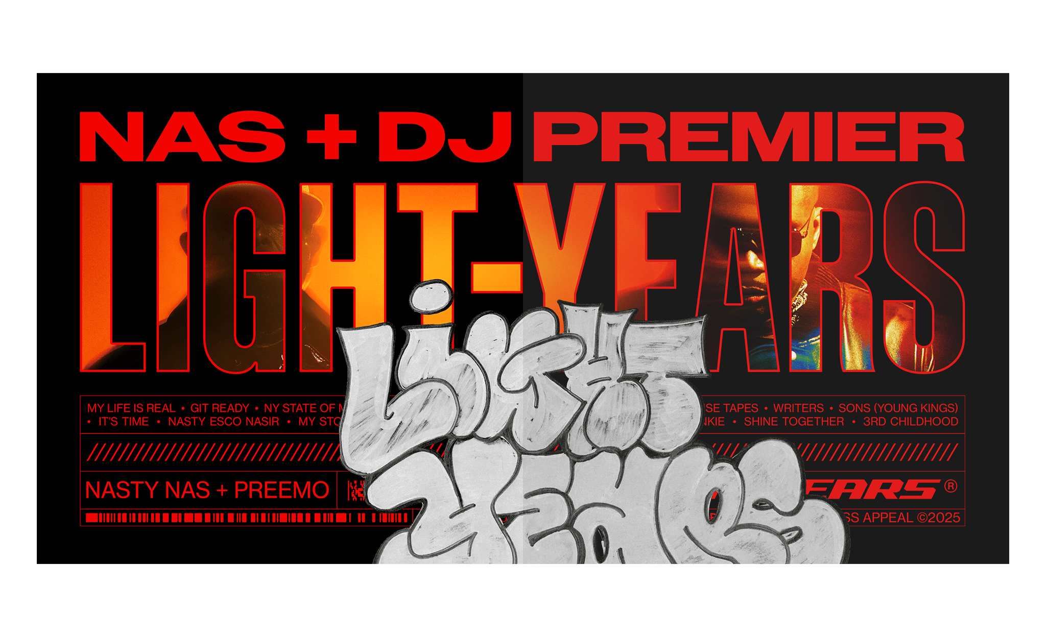 Nas x DJ Premier - Light-Years (2xLP, CD, Cassette) Mass Appeal