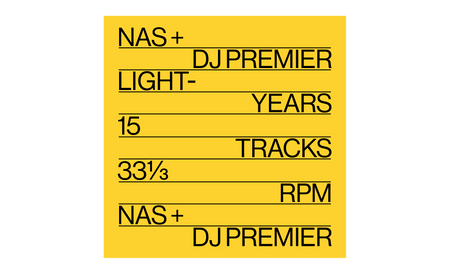 Nas x DJ Premier - Light-Years (2xLP - Clear w/ Black Swirl Vinyl) Mass Appeal