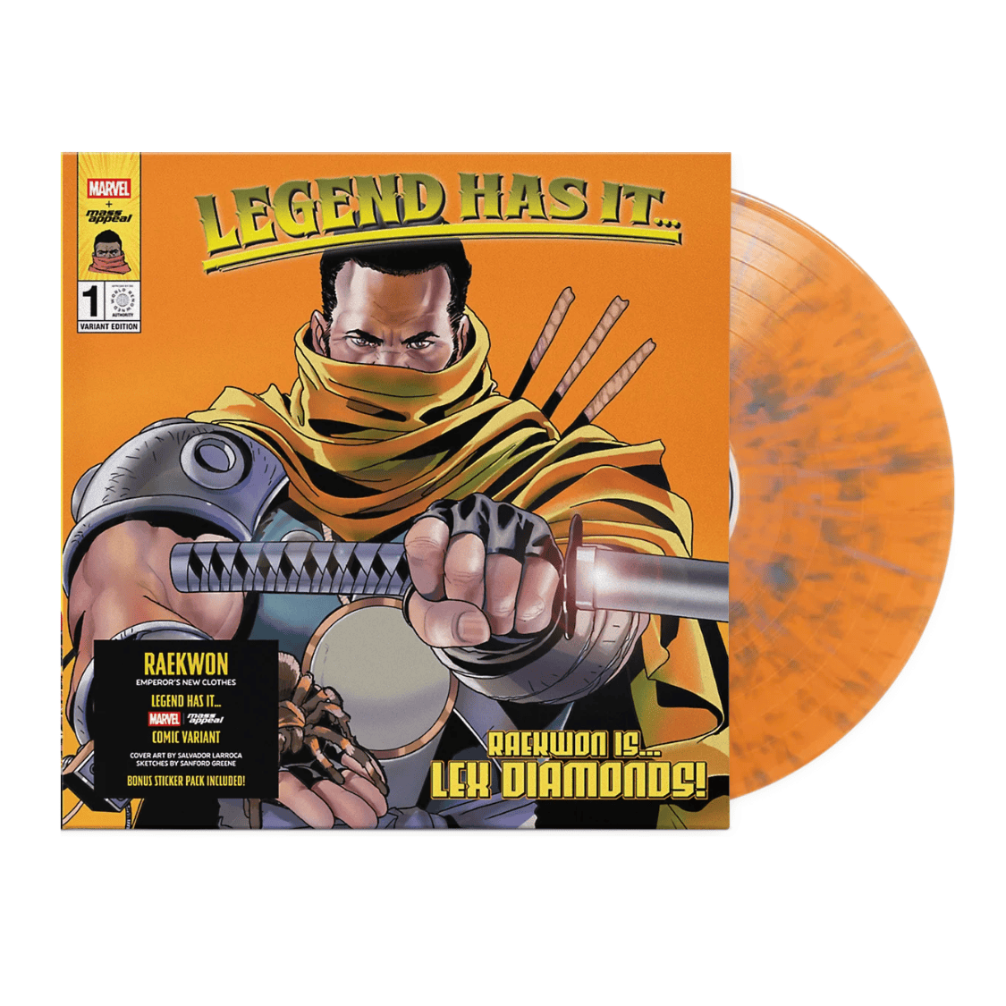 Raekwon - The Emperor's New Clothes [Marvel Edition] (LP -  Orange Splatter Vinyl) Mass Appeal