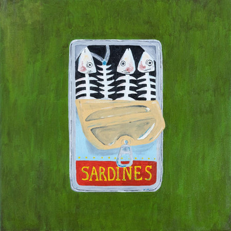 Apollo Brown & Planet Asia - Sardines (LP - Sardine Green Vinyl) Mello Music Group