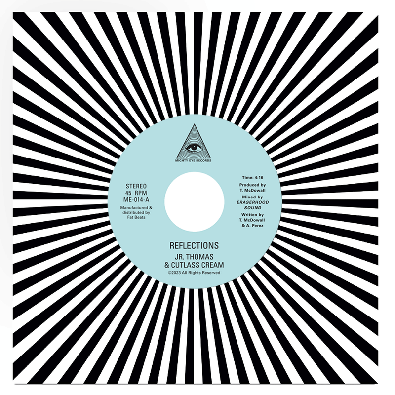 Jr Thomas & Cutlass Cream - Reflections (7") Mighty Eye Records