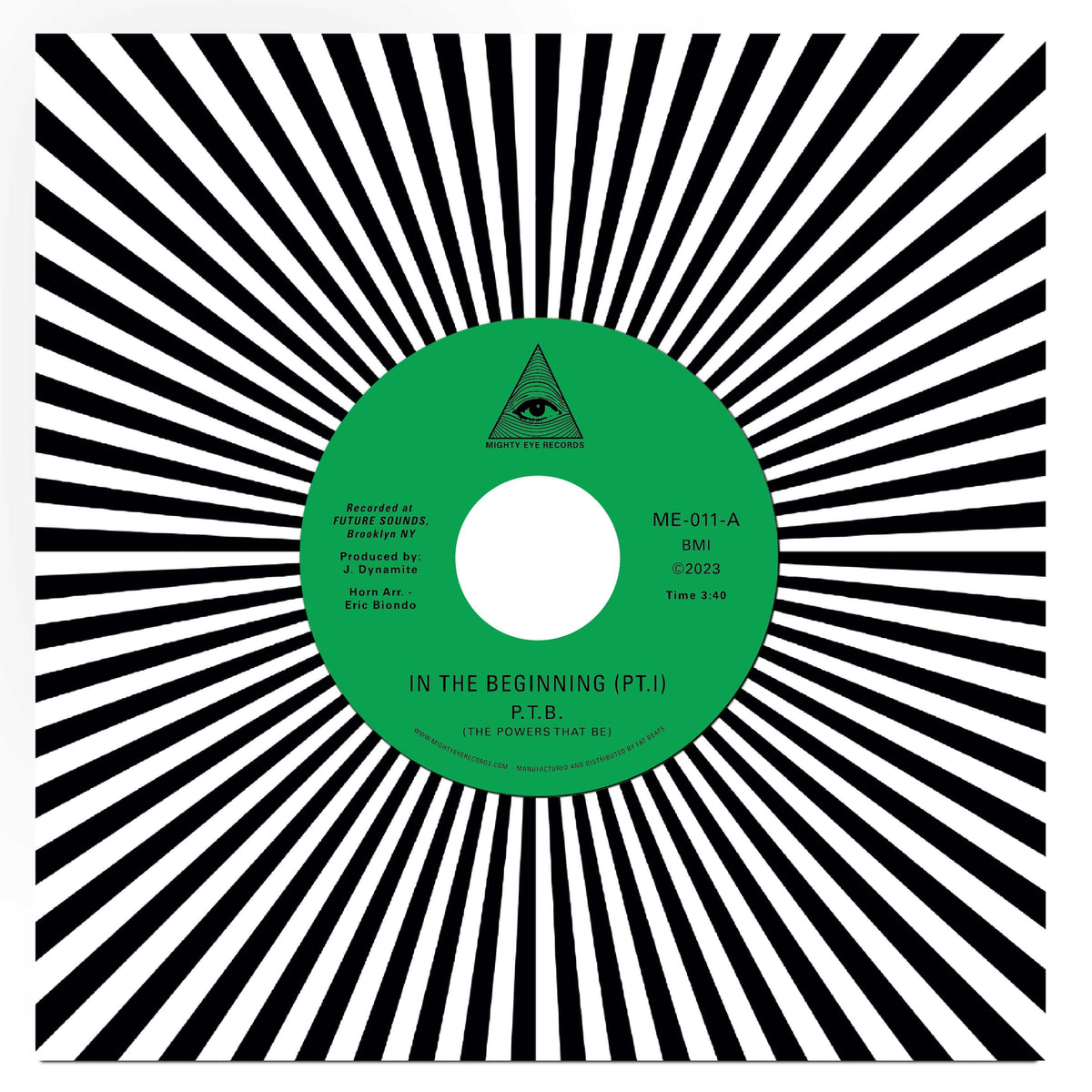 P.T.B. (The Powers That Be) - In The Beginning (7") Mighty Eye Records