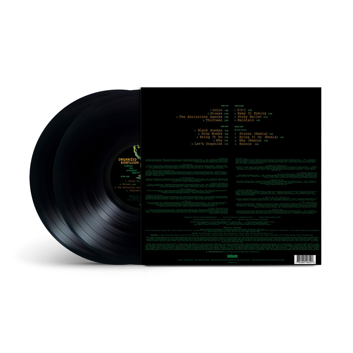 Organized Konfusion - Stress: The Extinction Agenda (2xLP - Classic Black Vinyl) OK Records