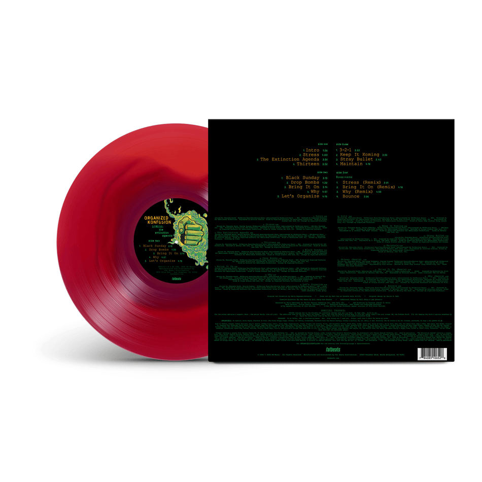 Organized Konfusion - Stress: The Extinction Agenda (2xLP - Red Scarlet Vinyl) OK Records