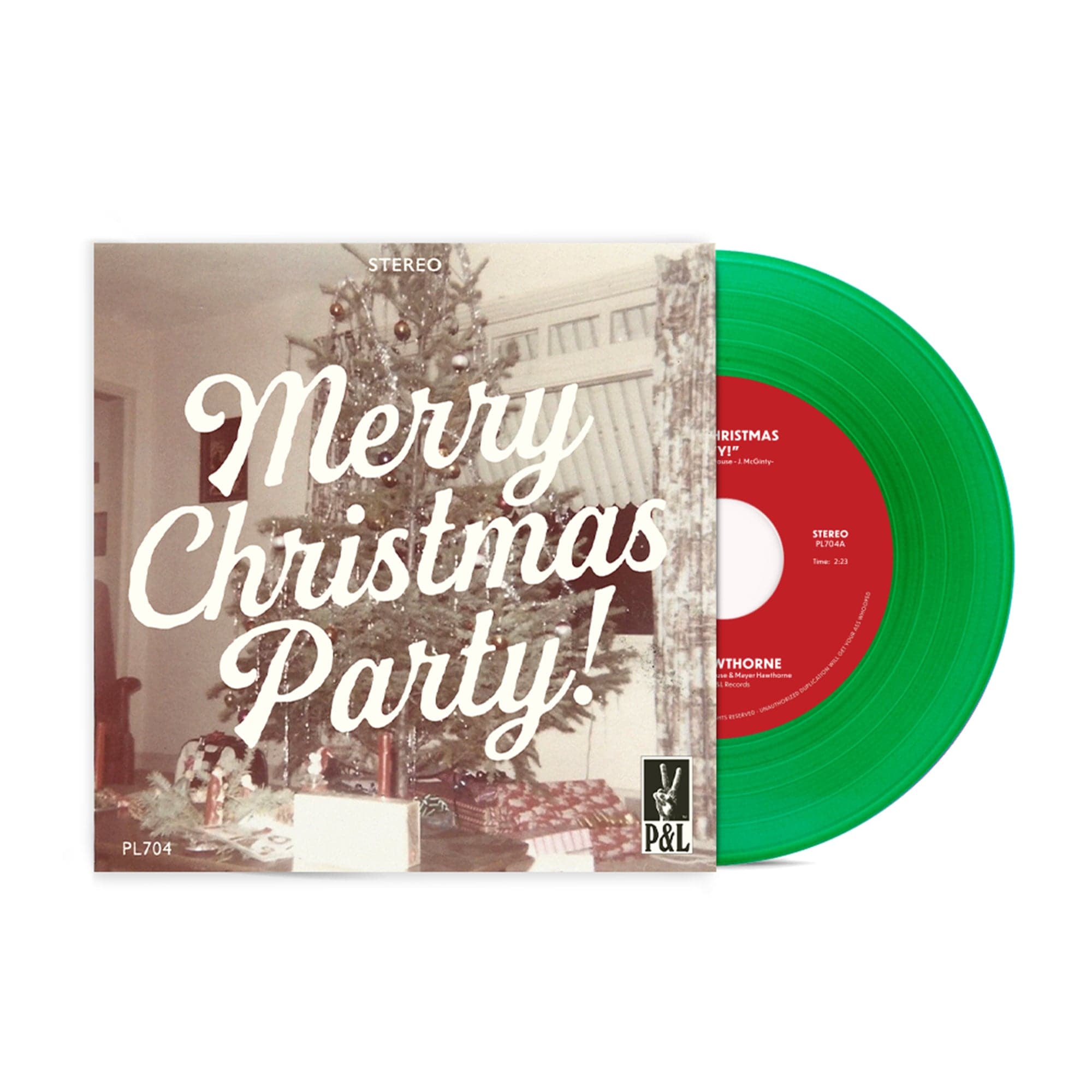 Mayer Hawthorne - Merry Christmas Party! b/w What Do The Lonely Do At Christmas? (7" - Translucent Emerald Green Vinyl) P&L Records