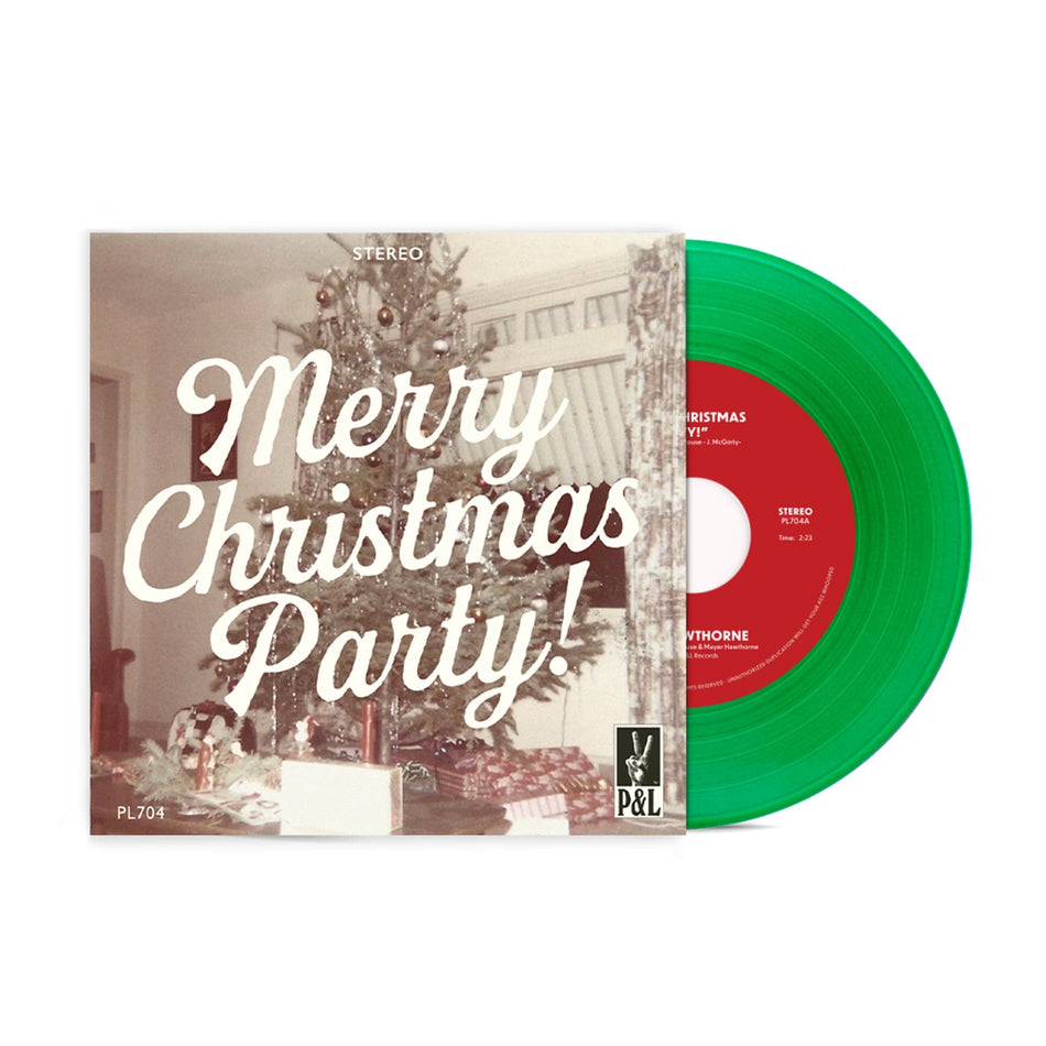 Mayer Hawthorne - Merry Christmas Party! b/w What Do The Lonely Do At Christmas? (7" - Translucent Emerald Green Vinyl) P&L Records