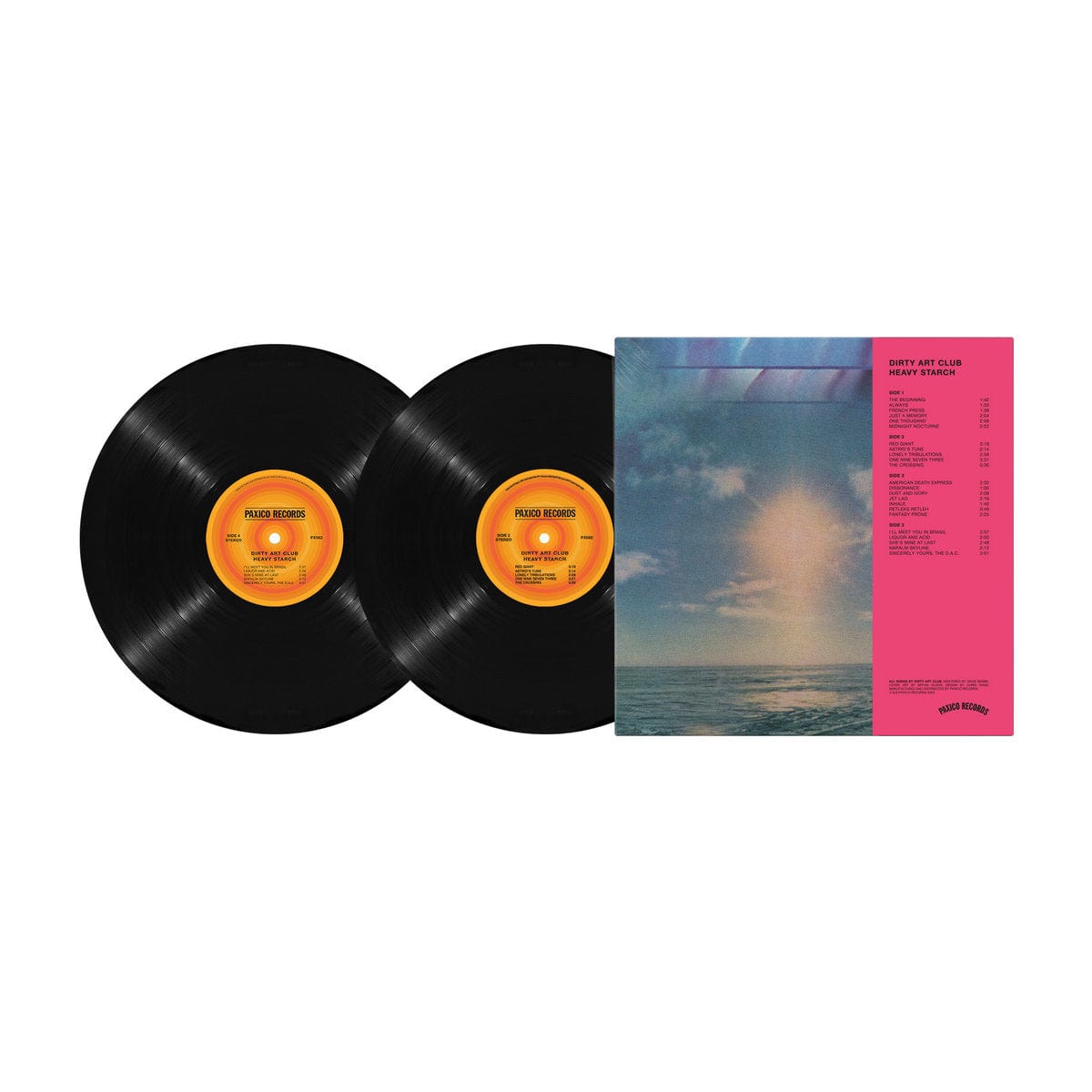 Dirty Art Club - Heavy Starch (2xLP + Gatefold) Paxico Records