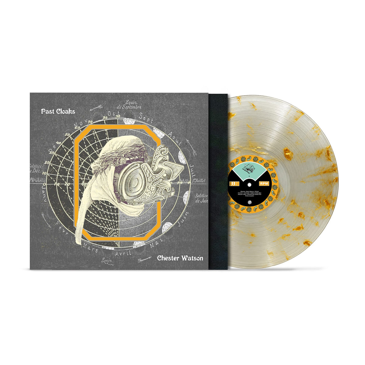 Chester Watson - Past Cloaks (LP - Gold Andromeda Cloud Vinyl) POW RECORDINGS
