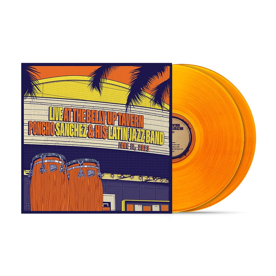 Poncho Sanchez & His Latin Jazz Band - Live at the Belly Up Tavern (2xLP, CD) 2xLP - Colored Vinyl Regime Music Group
