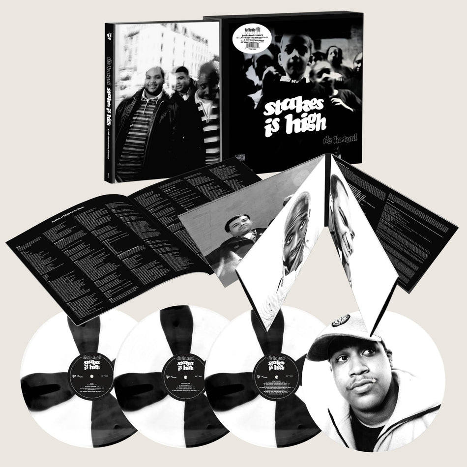 De La Soul - Stakes Is High [30th Anniversary] (4xLP - Black & White Vinyl Box Set w/ Booklet) RESERVOIR MEDIA MANAGEMENT,INC