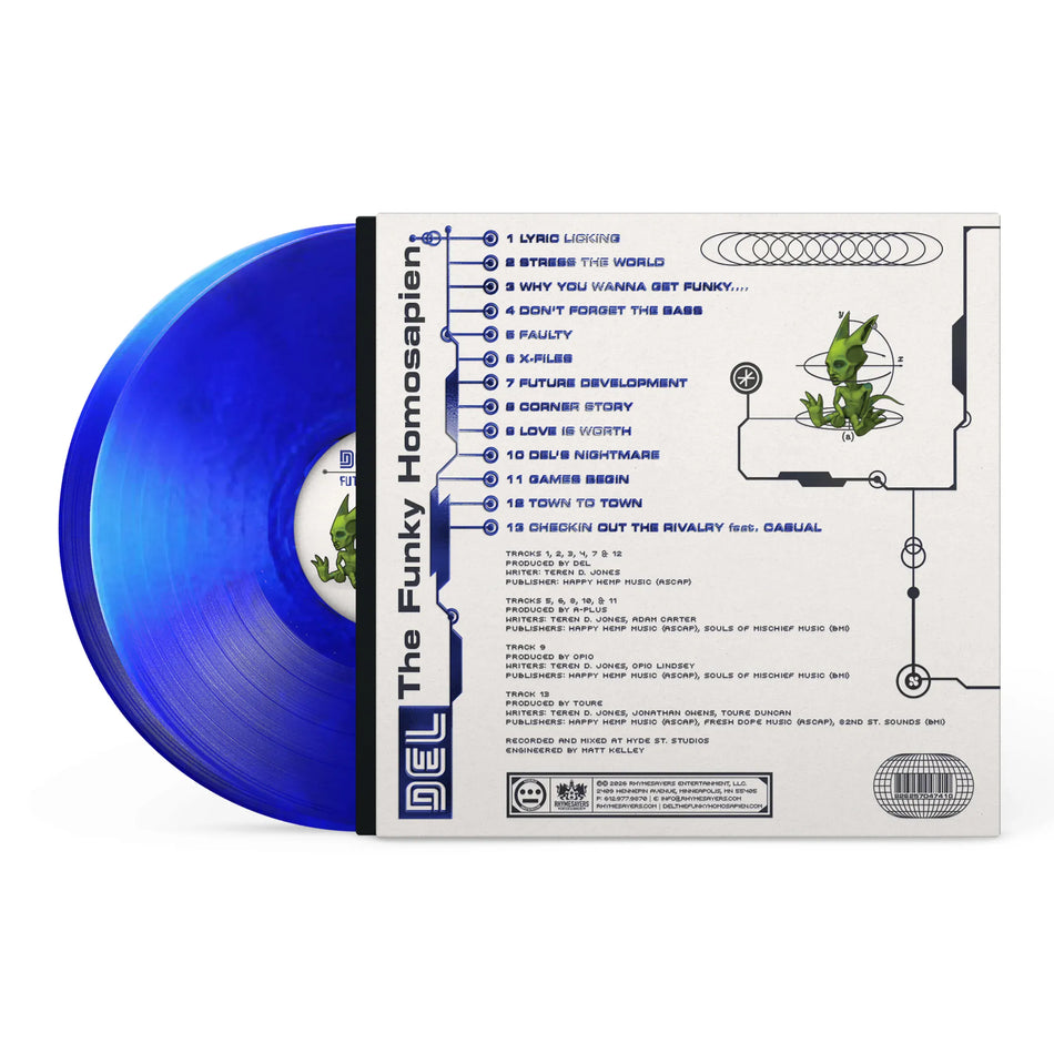Del the Funky Homosapien - Future Development (2xLP - Metallic Blue Vinyl) Rhymesayers