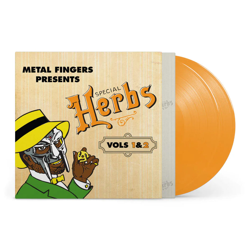 MF DOOM - Metal Fingers Presents: Special Herbs Vol. 1 & 2 (2xLP - Mustard Yellow Vinyl) Rhymesayers