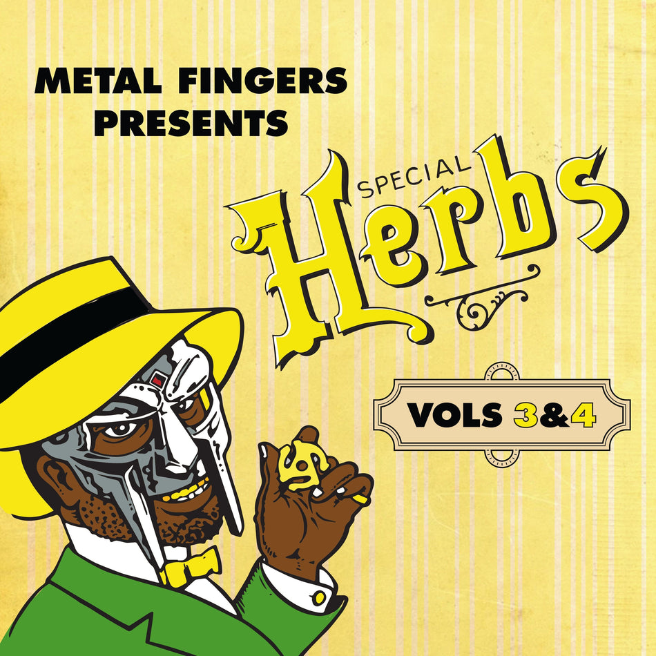 MF DOOM - Metal Fingers Presents: Special Herbs Vol. 3 & 4 (2xLP - Lemon Yellow Vinyl) Rhymesayers