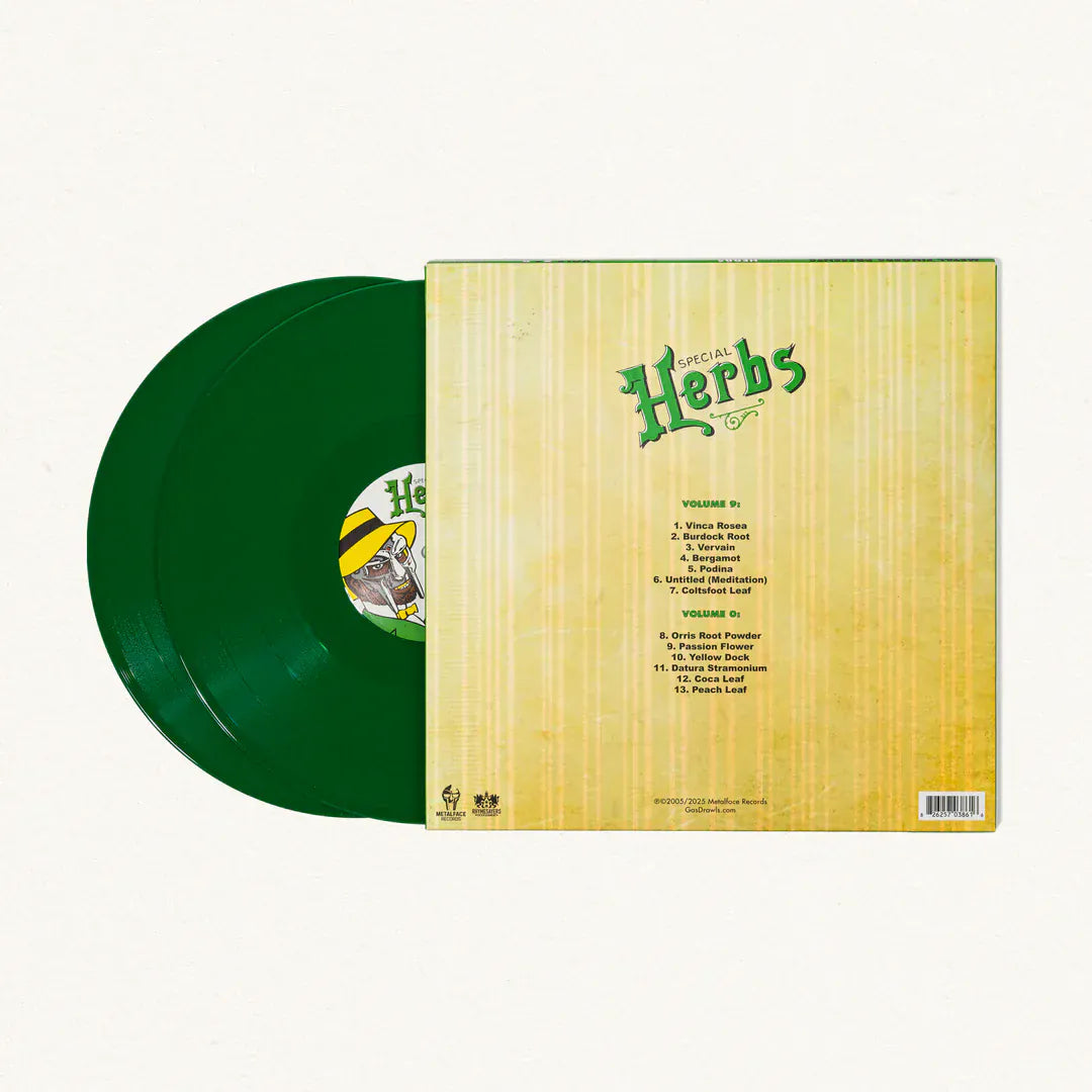 MF DOOM - Metal Fingers Presents: Special Herbs Vol. 9 & 0 (2xLP - Evergreen Vinyl) Rhymesayers