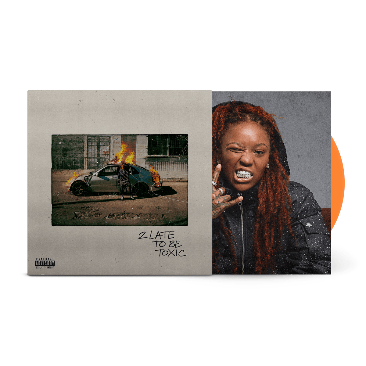 Kaash Paige - 2 Late To Be Toxic (LP - Translucent Orange Crush Vinyl) Rostrum Records