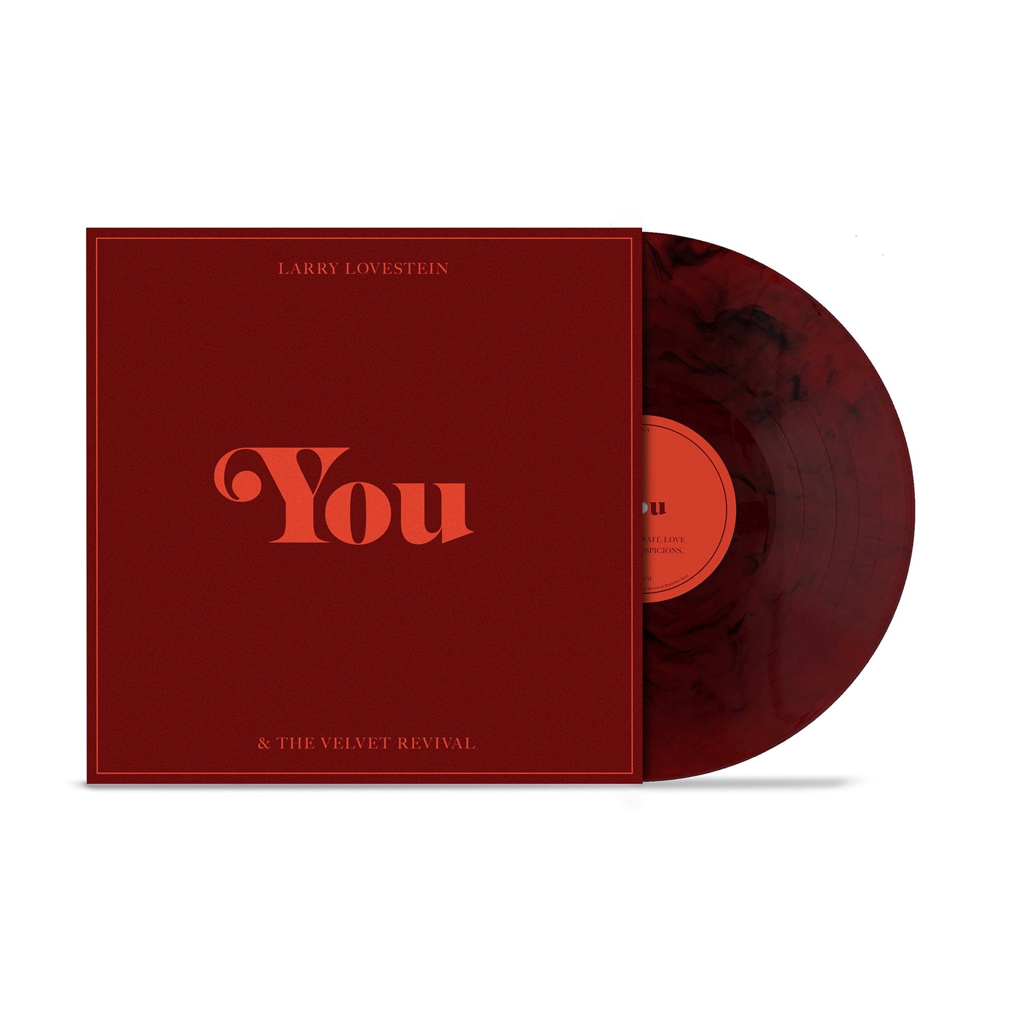 Larry Lovestein & The Velvet Revival - You (10" - Red & Black Swirl Vinyl - Fat Beats Exclusive) Rostrum Records