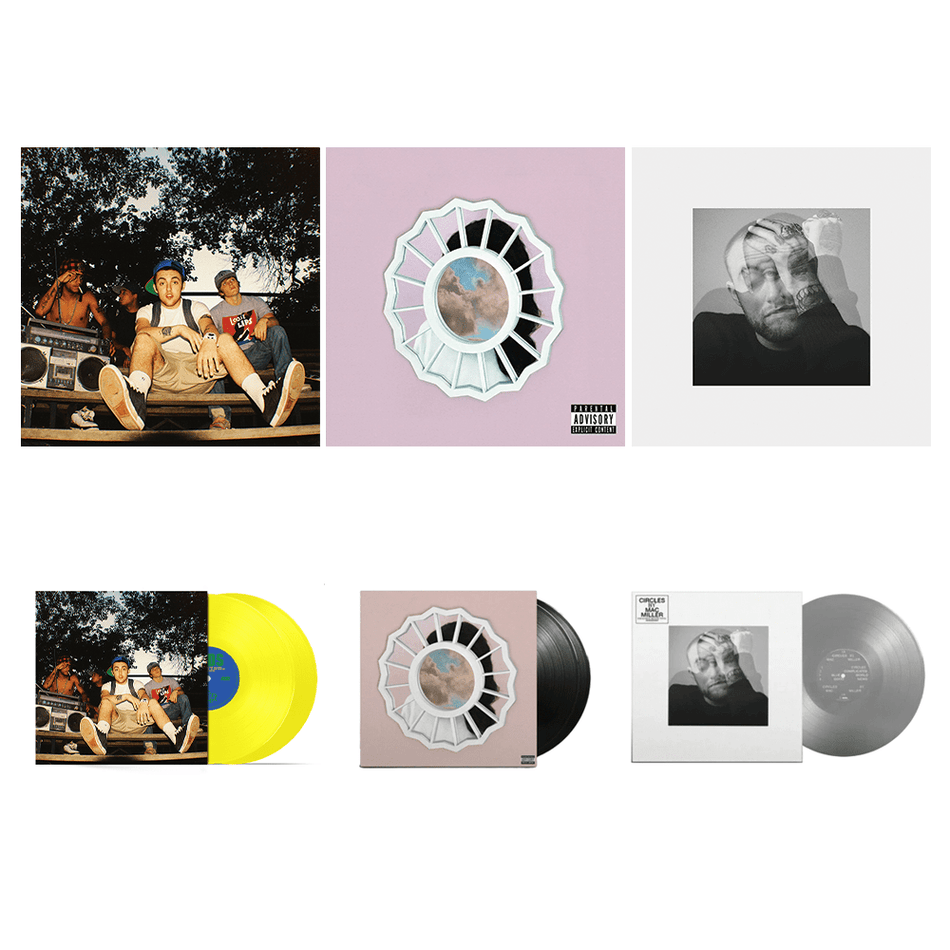 Mac Miller 3-Pack Vinyl Bundle (K.I.D.S., The Divine Feminine, Circles) Rostrum Records