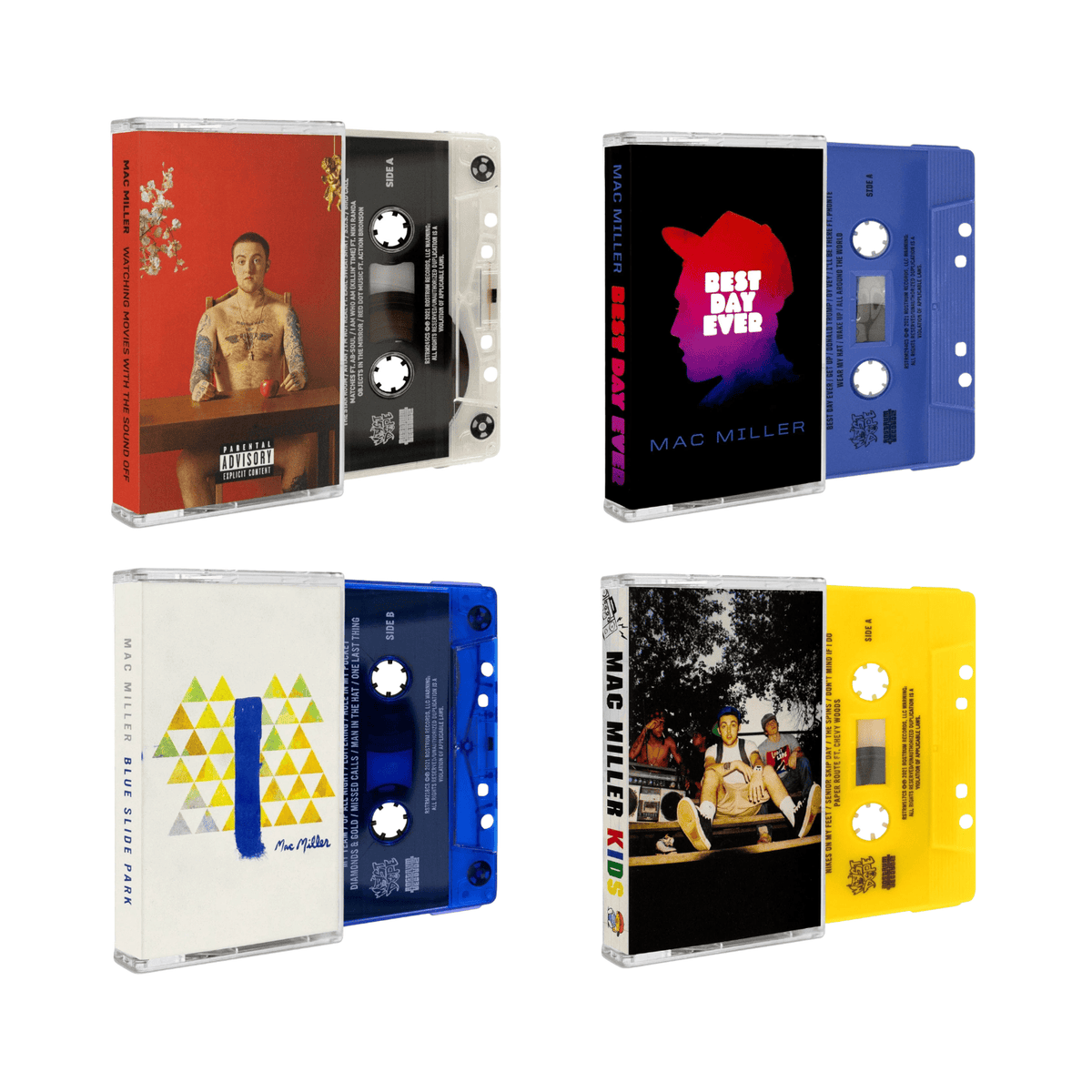 Mac Miller Cassette Bundle (4-Pack) Rostrum Records