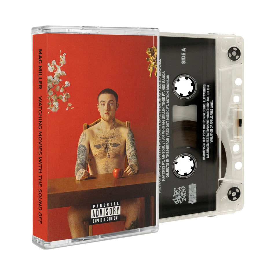 Mac Miller - Watching Movies With The Sound Off (Clear Cassette) Rostrum Records