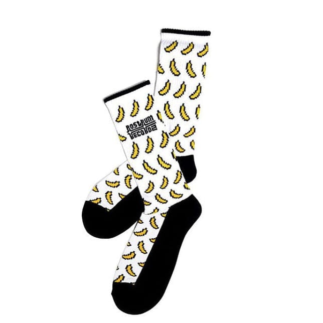 Rostrum Records Banana Knit Socks Rostrum Records