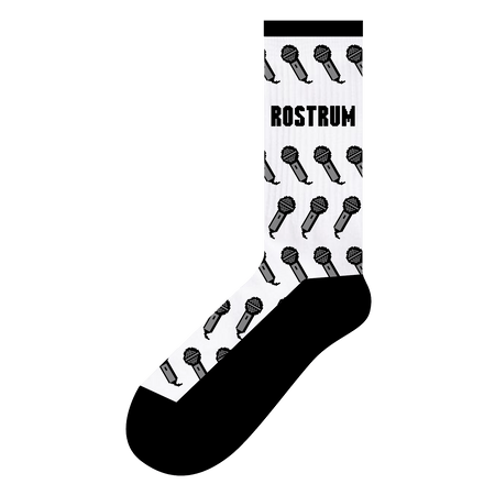 Rostrum Records Microphone Knit Socks Rostrum Records