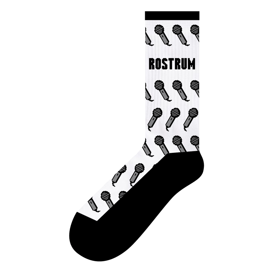 Rostrum Records Microphone Knit Socks Rostrum Records