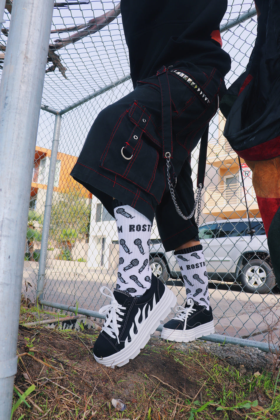 Rostrum Records Microphone Knit Socks Rostrum Records