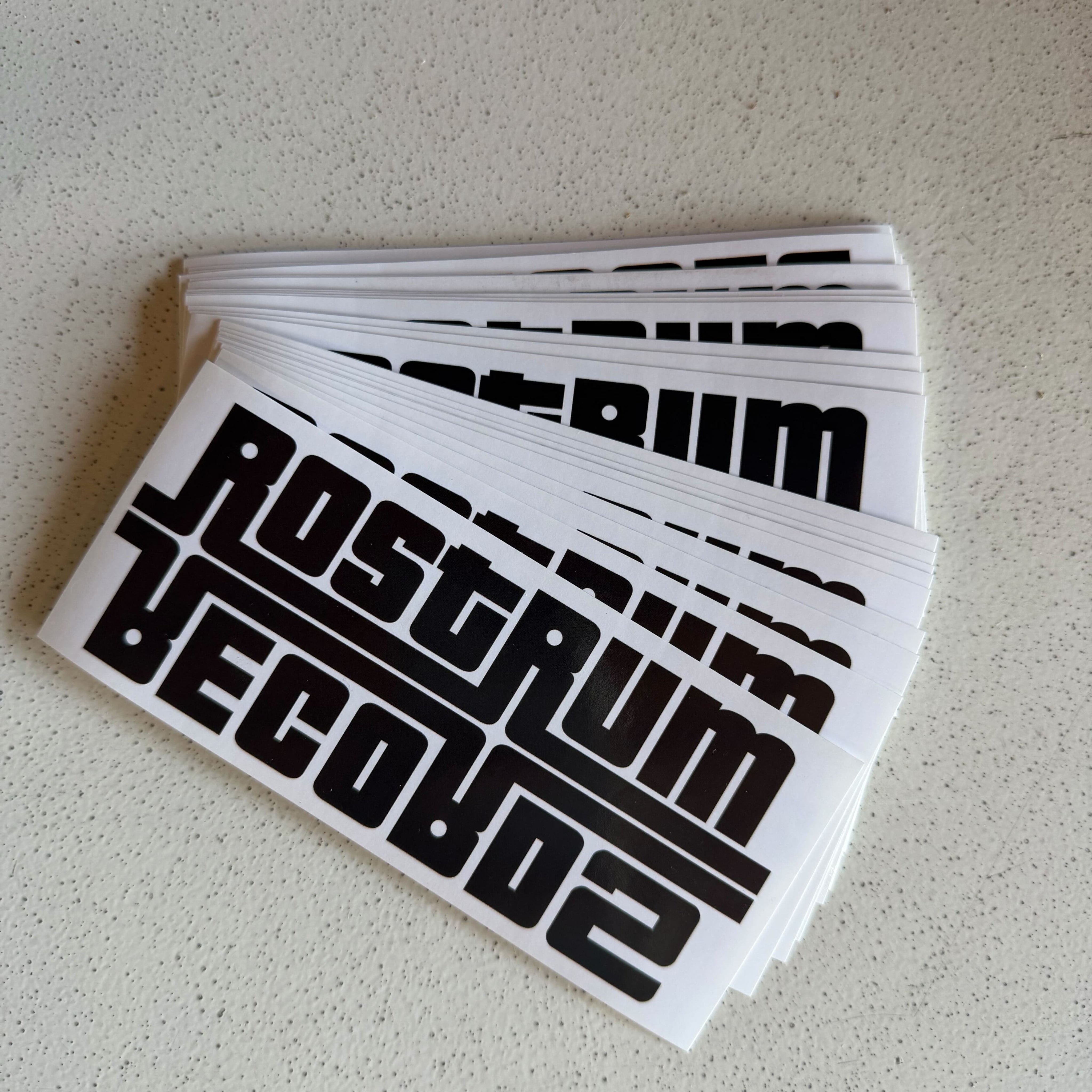 Rostrum Records Sticker Rostrum Records