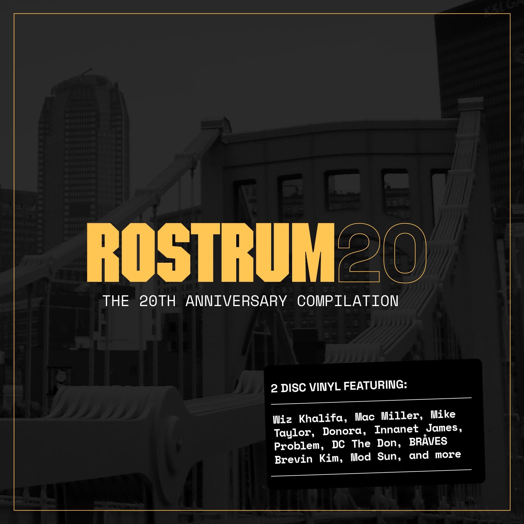 Various Artists - Rostrum 20: The 20th Anniversary Compilation (2xLP - RSD Exclusive) Rostrum Records