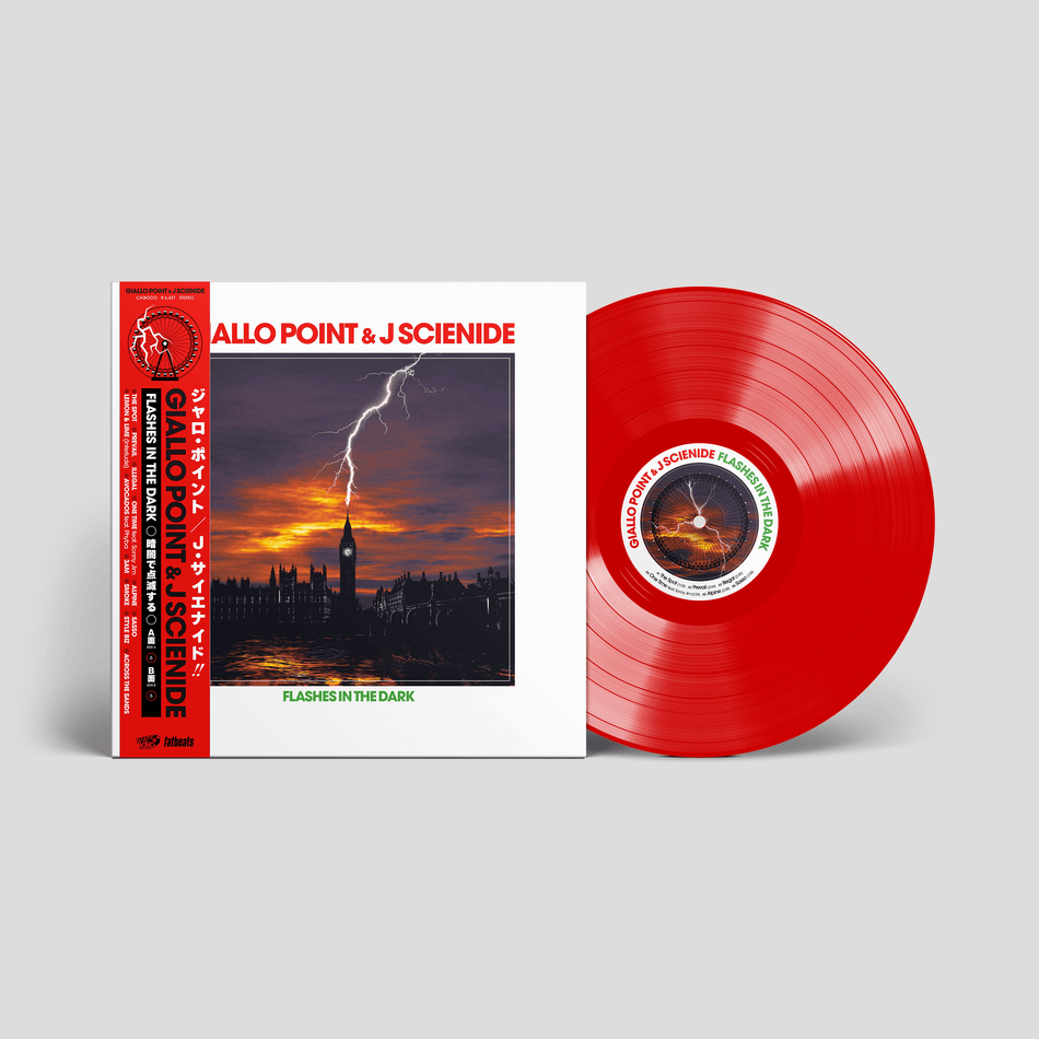 Giallo Point & J Scienide - Flashes In The Dark (LP) LP - Opaque Red Vinyl Static King