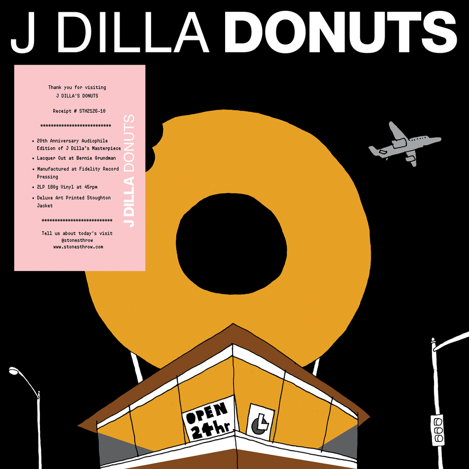 J Dilla - Donuts (2xLP - 20th Anniversary Audiophile Edition - 180g Vinyl) Stones Throw