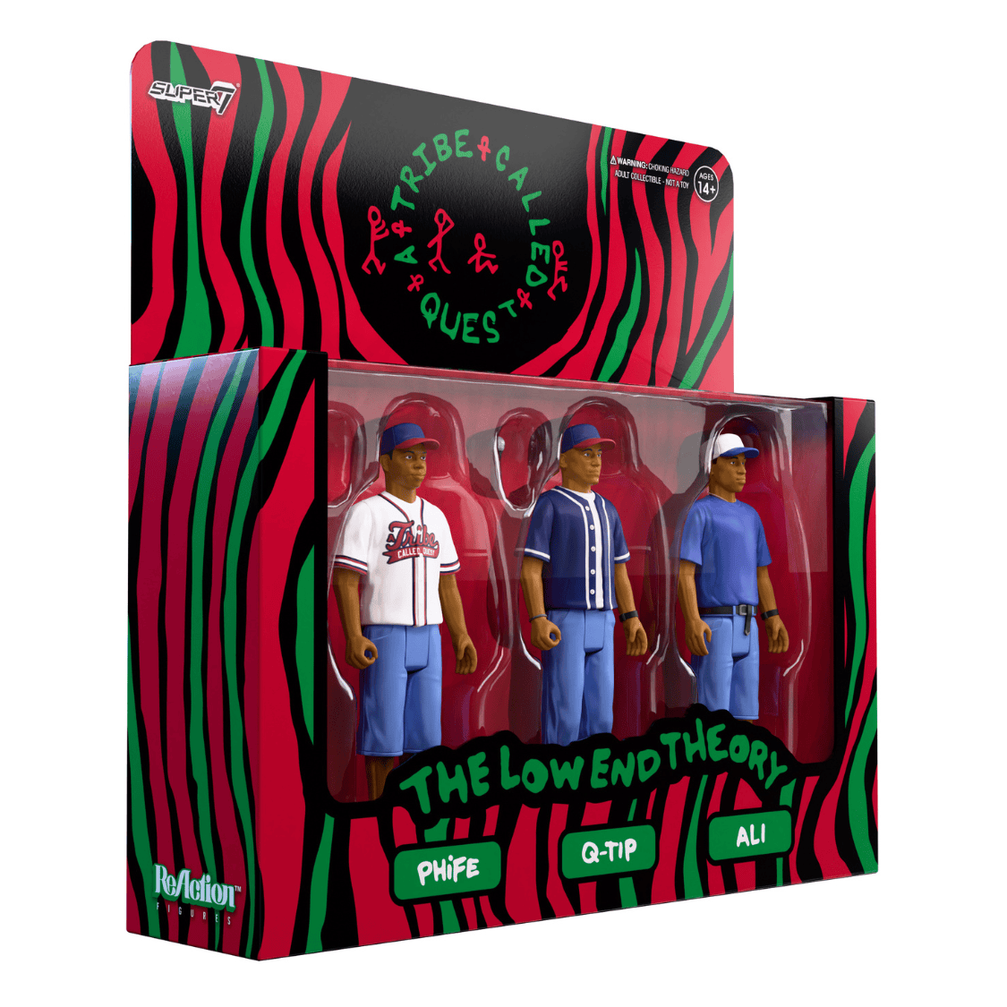 A Tribe Called Quest - The Low End Theory ReAction (3x3.75" Figures) Super7