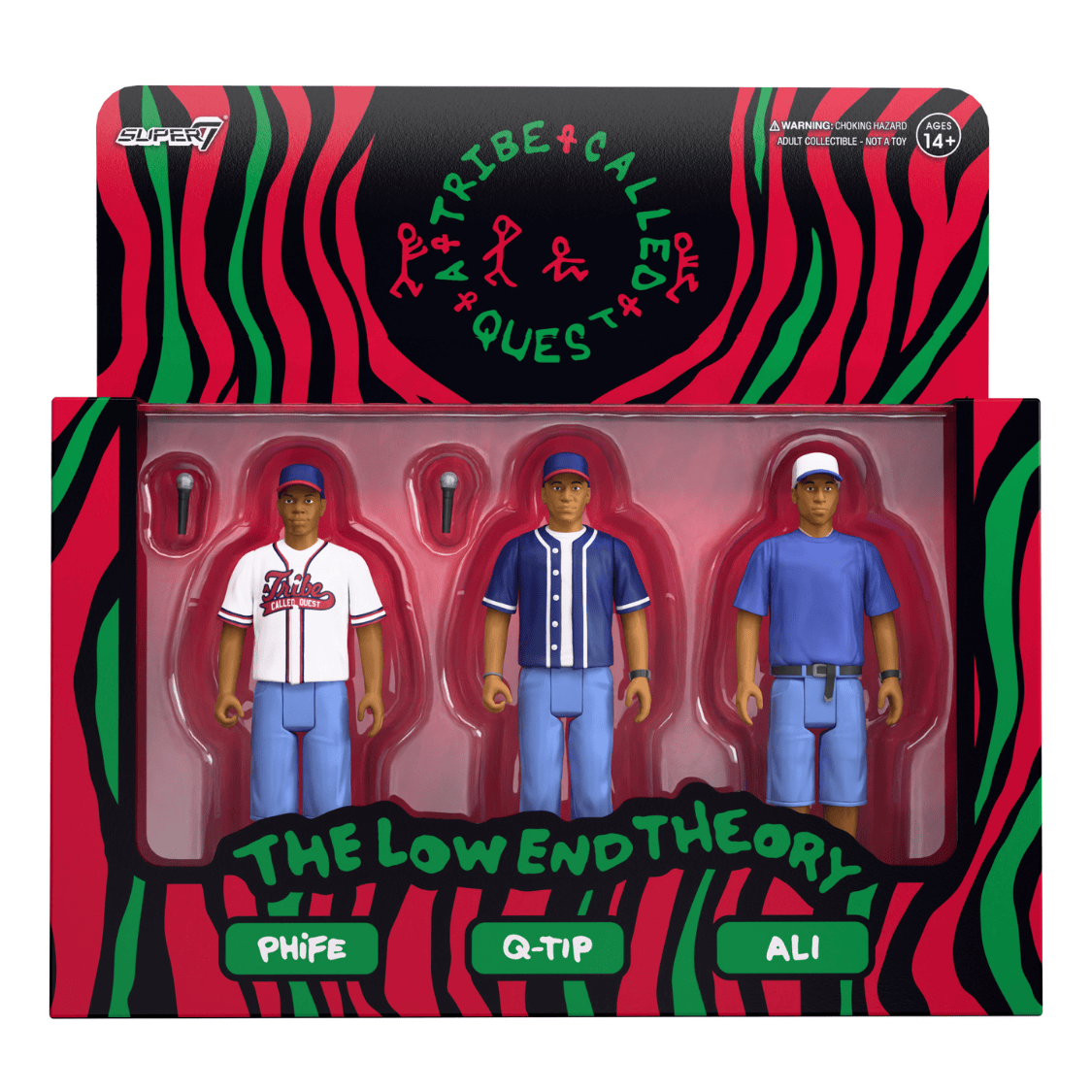 A Tribe Called Quest - The Low End Theory ReAction (3x3.75" Figures) Super7