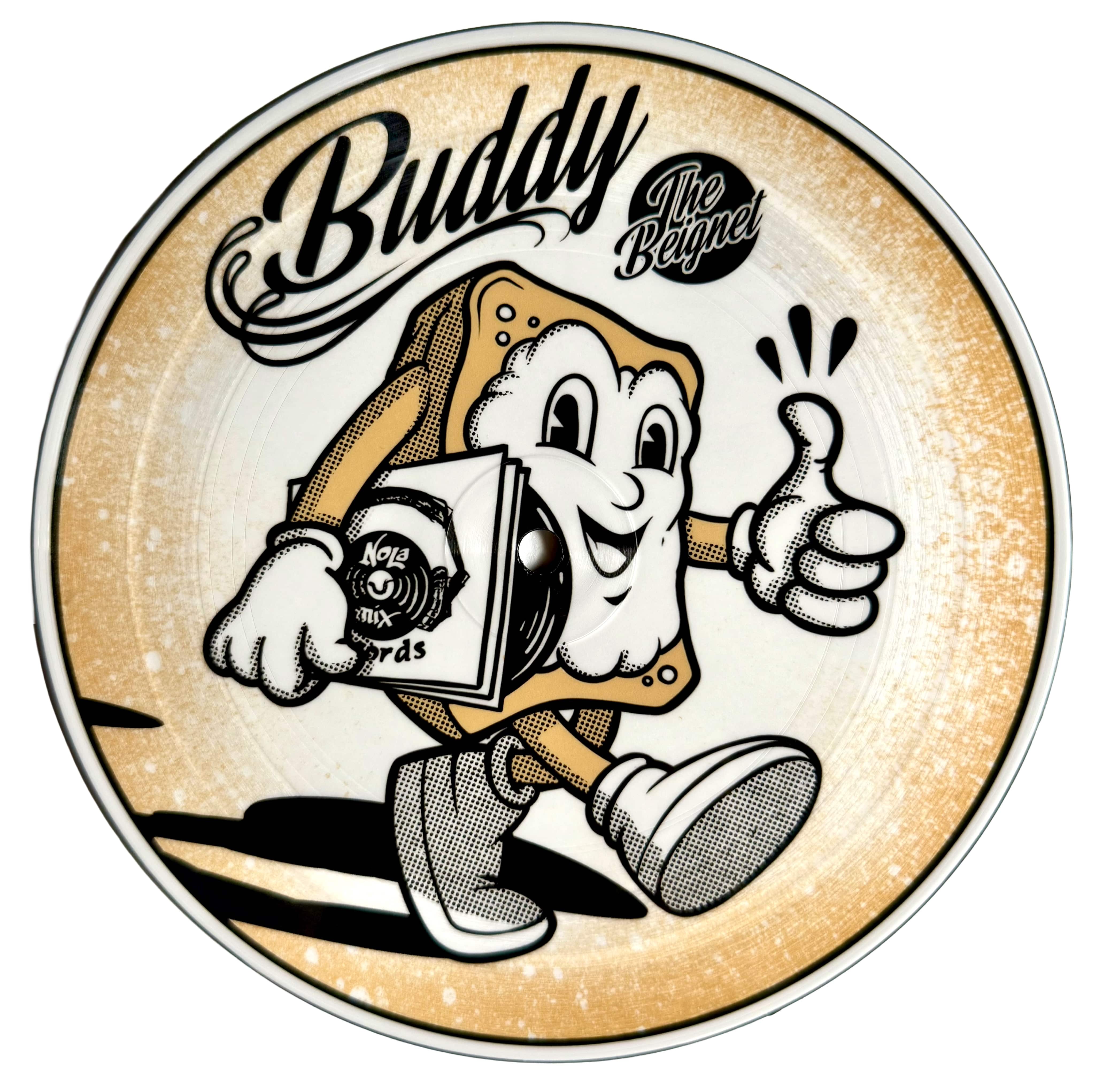 Buddy The Beignet - Beats & Beignets Vol. 1 (7" - Picture Disc Vinyl) SUPERJOCK RECORDS