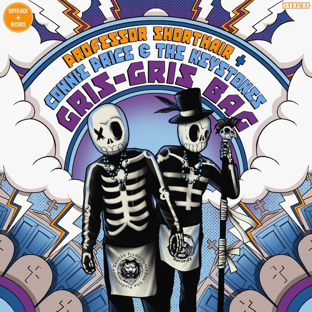 Professor Shorthair + Connie Price & The Keystones - Gris-Gris Bag (LP - Blue w/ Orange & Purple Splatter Vinyl) SUPERJOCK RECORDS