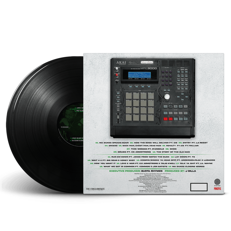 Busta Rhymes & J Dilla - DILLAGENCE II (2xLP - Black Vinyl) The Conglomerate Inc.