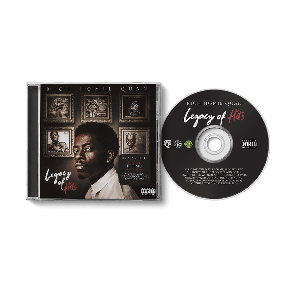 Rich Homie Quan - Legacy Of Hits (2xLP, CD) CD Think It's A Game Records, Inc.