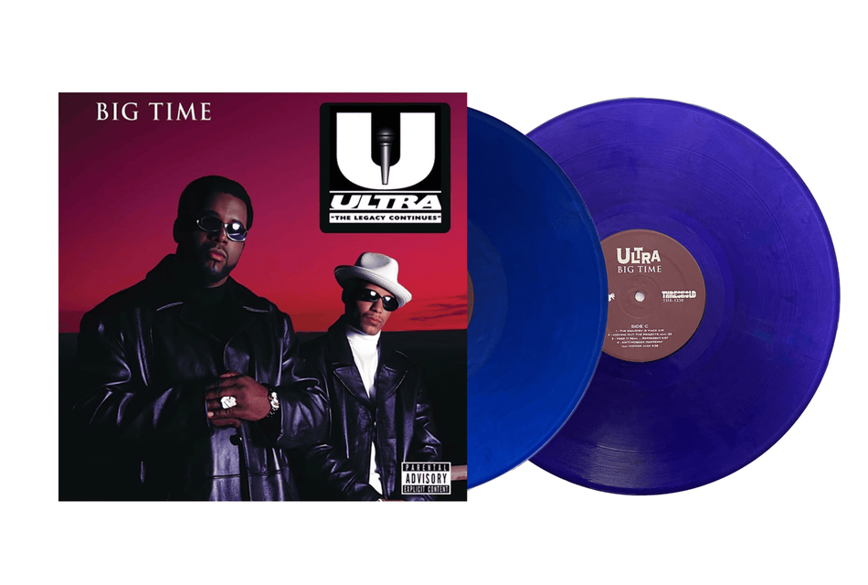 Ultra (Kool Keith & KutMasta Kurt) - Big Time 30th Anniversary (2xLP - Blue & Purple Pearlescent Vinyl) THRESHOLD RECORDINGS