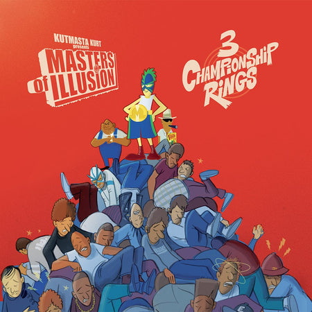 KutMasta Kurt presents Masters Of Illusion feat. Kool Keith & Motion Man (7" - Silver Vinyl) Threshold Records