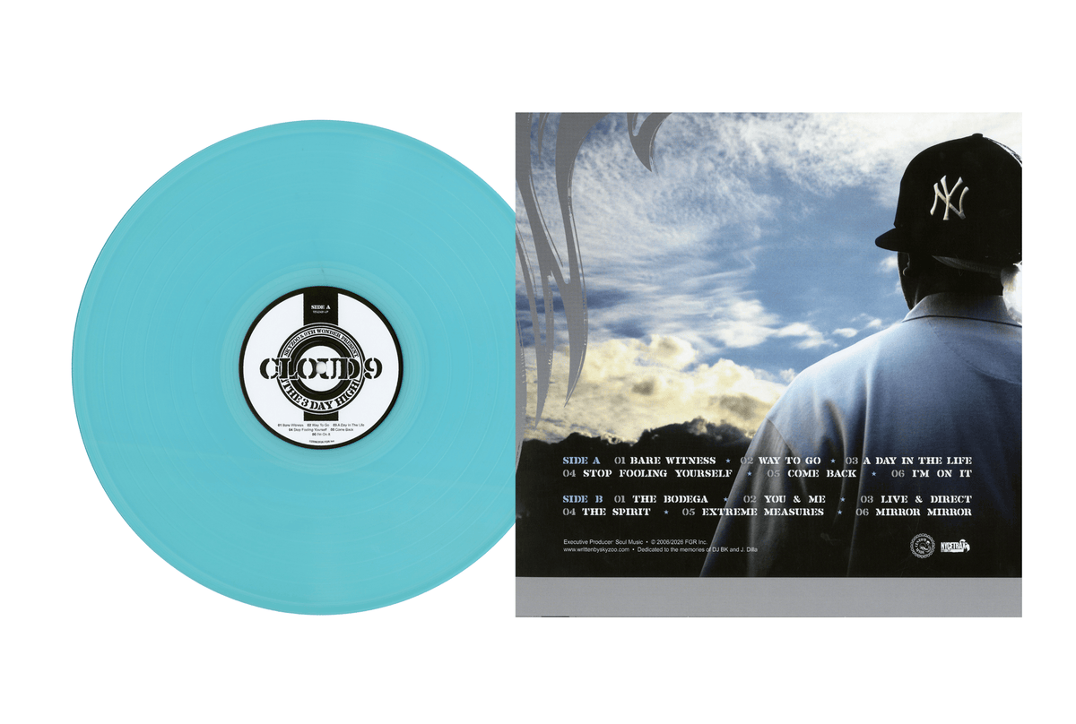 Skyzoo & 9th Wonder - Cloud 9: The Three Day High [20th Anniversary Edition] (LP - Sky Blue Vinyl) Traffic Entertainment Group