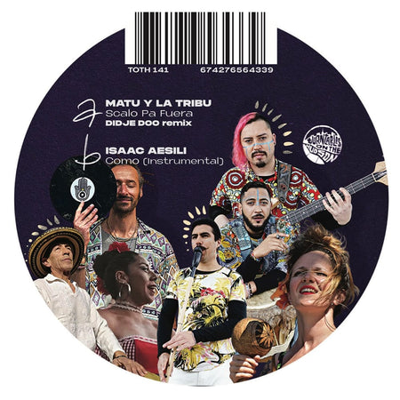 Matu y la Tribu (Didje Doo Remix) / Isaac Aesili - Sacalo Pa Fuera b/w Como (7") Turntables on the Hudson Music