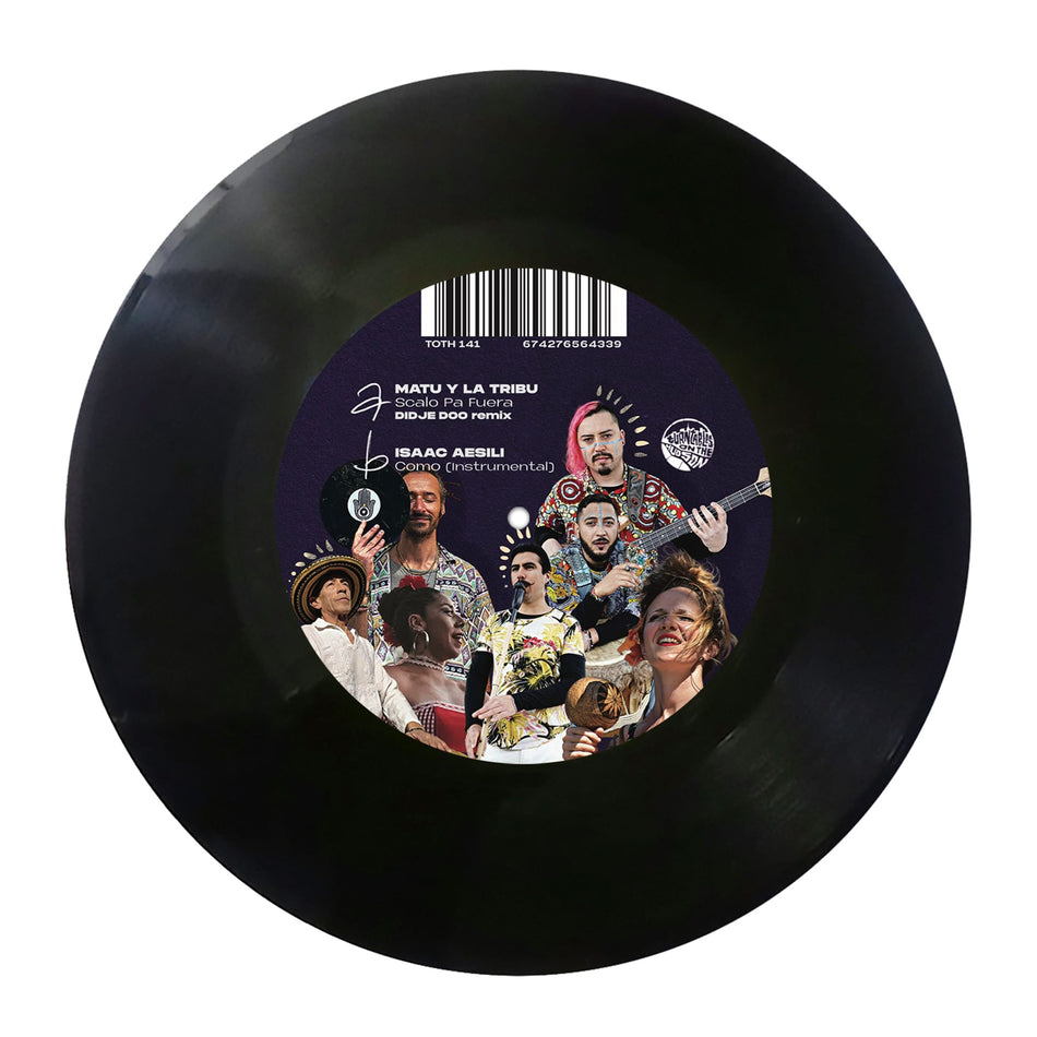 Matu y la Tribu (Didje Doo Remix) / Isaac Aesili - Sacalo Pa Fuera b/w Como (7") Turntables on the Hudson Music