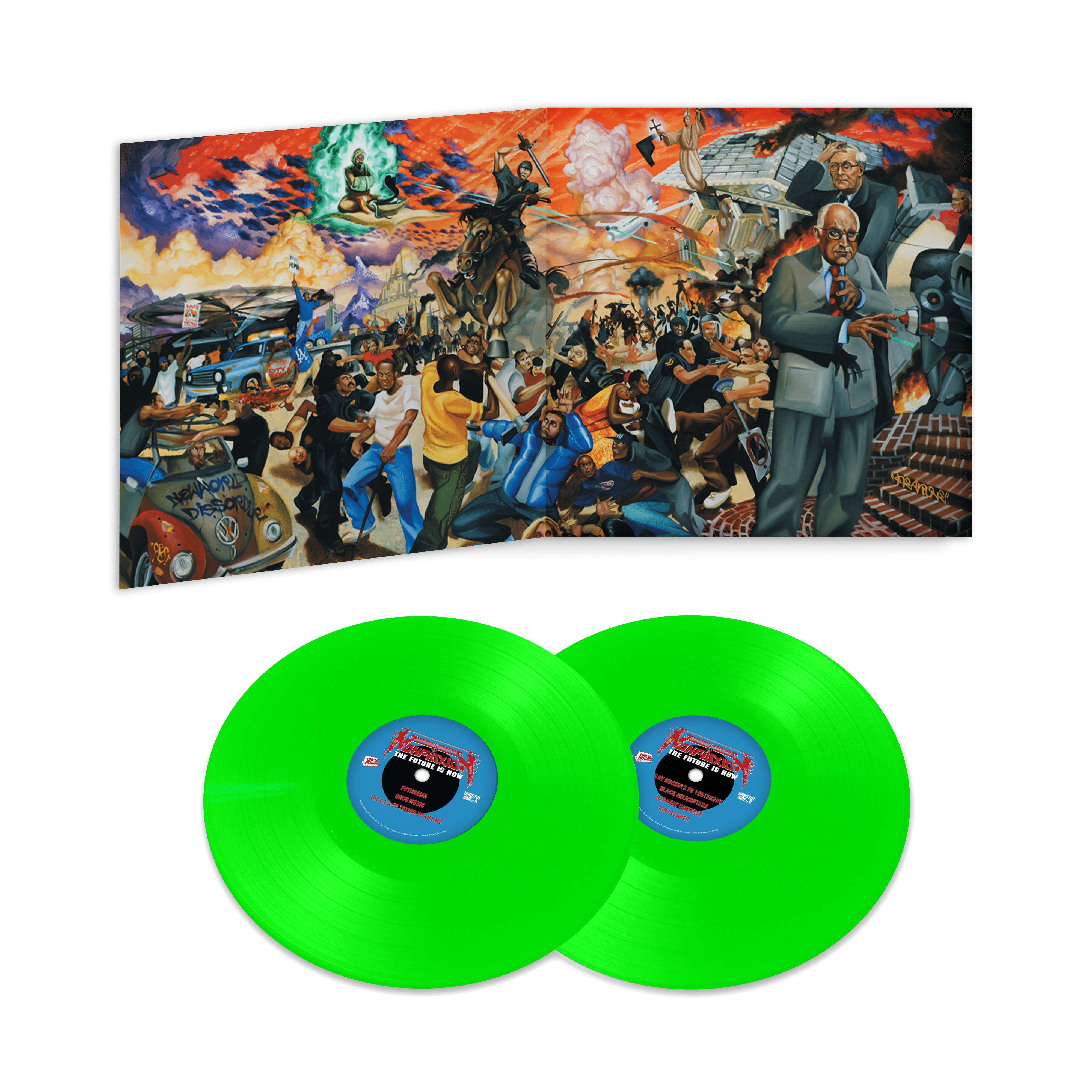 Non Phixion - The Future is Now (2xLP + Gatefold - Neon Green Non Phixion - The Future is Now (2xLP + Gatefold - Neon Green