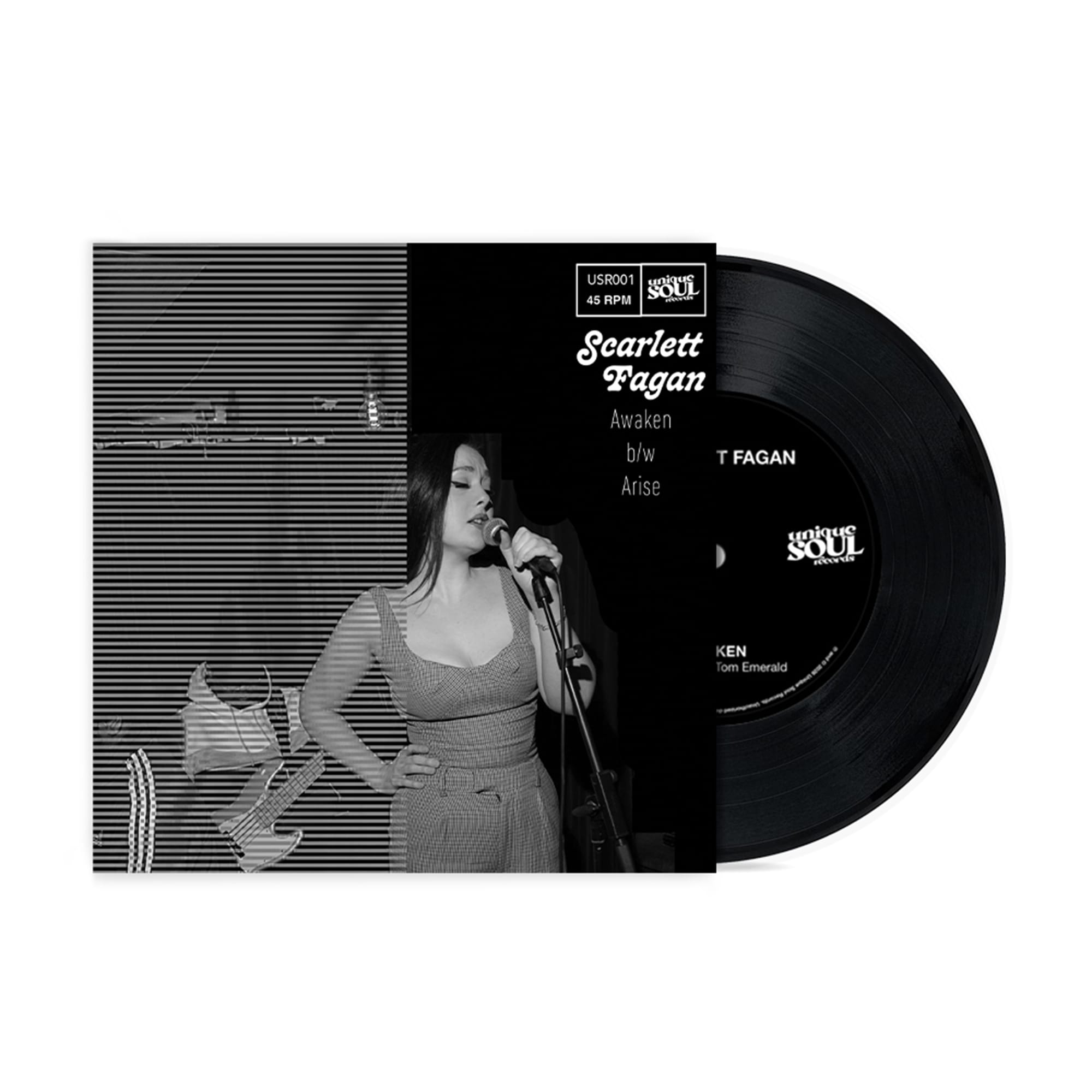 Scarlett Fagan - Awaken b/w Arise (7") UNIQUE SOUL RECORDS