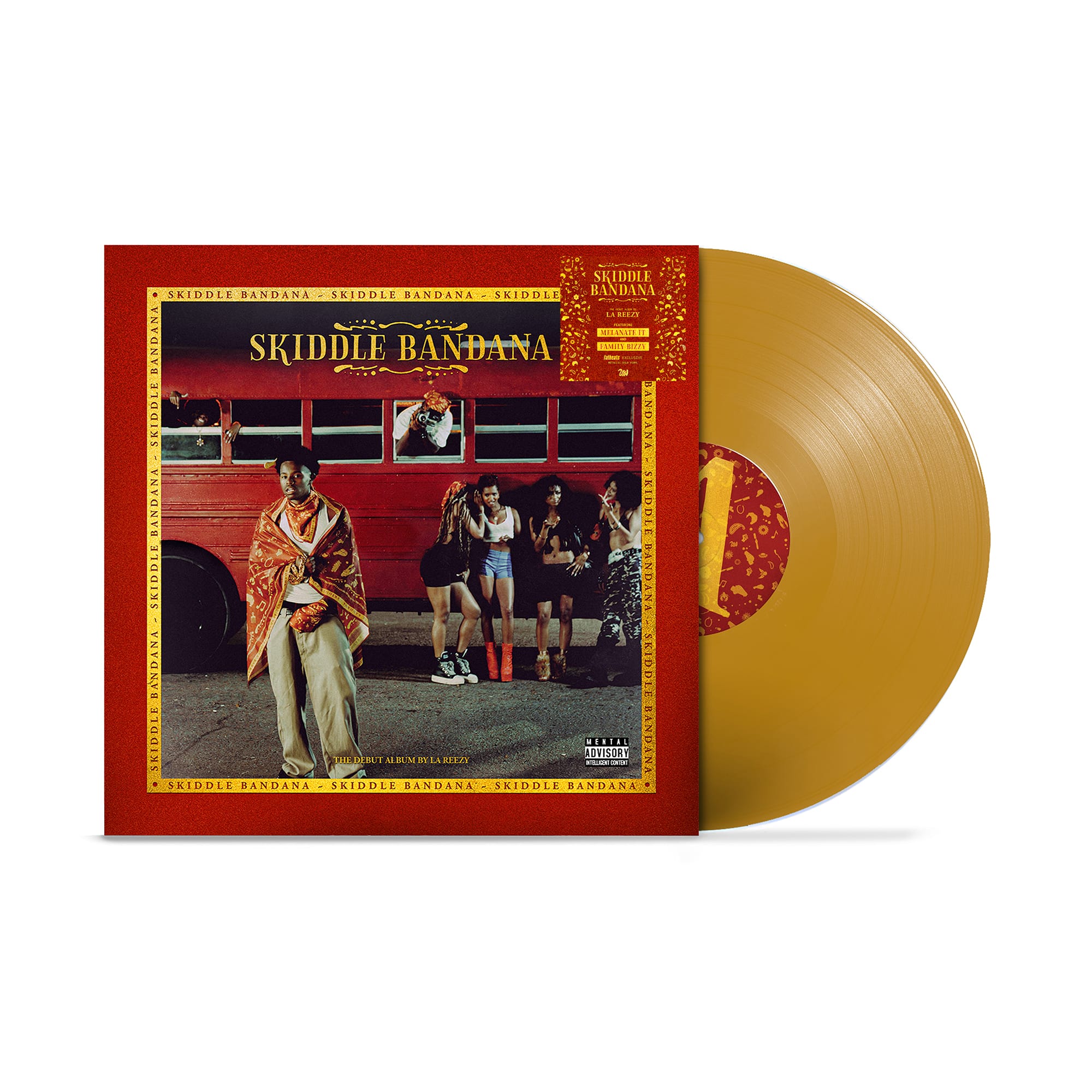 La Reezy - Skiddle Bandana (LP - Metallic Gold Vinyl) UNITED MASTERS