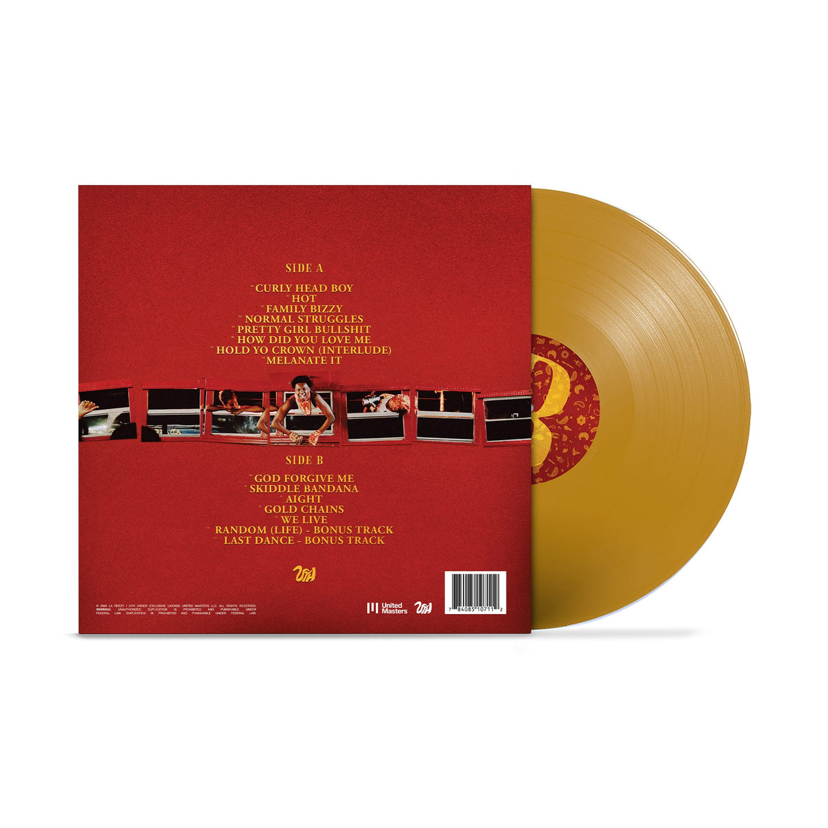 La Reezy - Skiddle Bandana (LP - Metallic Gold Vinyl) UNITED MASTERS