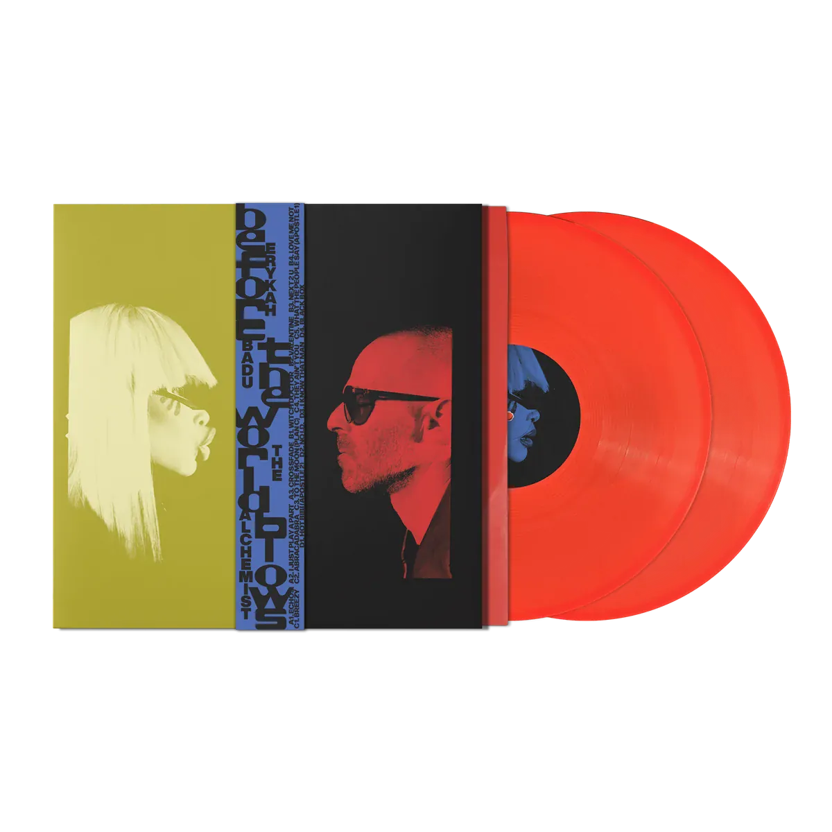 Erykah Badu & The Alchemist - Before The World Blows: The Abi and Alan Experiment  (2xLP - Neon Orange Vinyl) Young / Control Freaq