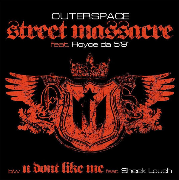 Outerspace - Street Massacre feat. Royce Da 5’9” (12”) Babygrande